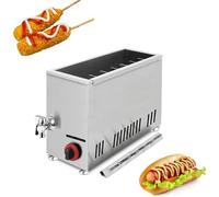 Commercial Hot Dog Fryer Machine, Adjustable Temperature Deep Fryer