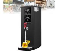 Commercial Hot Water Boiler, Autofill Stainless Steel Tea, Coffee Making Water Heater, Digital Control Panel/Auto Temperature Control, Non Drip Tap, Catering Hot Tea Urn,Black