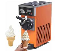 Commercial Ice Cream Machine for Yoghurt Desserts and Sorbet Orange