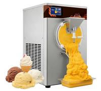 Commercial Ice Cream Machine, High-Volume Production, 56L/h, Stainless Steel, Adjustable Timer, 5 Preset Programs, Quick Cycle