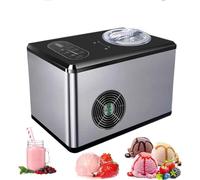 Commercial Ice Cream Maker 150W with 1.5L Barrel & Detachable Mixing Paddle, Stainless Steel Machine with LCD Display & 3 Modes for Sorbet, Milkshake, Cold Yogurt