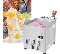 Commercial Ice Cream Roll Machine, Stainless Steel, Automatic, Efficient Cooling, Low Noise, User-Friendly Controls, Ideal for Making Fried Ice Cream Rolls