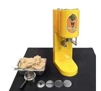 Commercial Ice Cream Shaping Machine, 4 Molds for Diverse Menu, One-Touch Operation, Fast Output, Ideal for High-Volume Ice Cream Shops & & Creative Dessert Making yellow