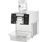 Commercial Ice Cube Maker, Electric Slushie and Snow Cone Machine, Compact Portable for Home and Bar Use