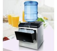 Commercial Ice Maker - 25 kg/day Ice Production, 12 Ice Cubes in 8-12 Minutes, 1.5 kg Storage Capacity, Ideal for Home, Kitchen, Office, Bar