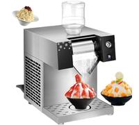 Commercial Ice Maker Machine - Electric Tabletop Snow Cone Maker, Speed Adjustable Mini Snow Ice Maker for Snowflake Ice, Milk Ice, Continuous Ice Production
