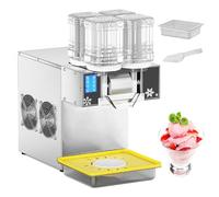 Commercial Ice Maker Machine, High Capacity 120Kg/24H, Stainless Steel with Turntable, Ideal for Restaurants, Supermarkets, Cafes