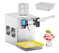 Commercial Ice Maker Machine, High Capacity 120Kg/24H, Stainless Steel with Turntable, Ideal for Restaurants, Supermarkets, Cafes