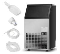 Commercial Ice Maker Machine Stainless Steel w/ Self-Cleaning Function