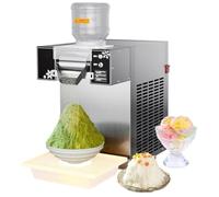 Commercial Ice Shaver Machine, Fast Cooling Snowflake Ice Maker for Snack Bars and Ice Cream Shops, 120kg Capacity, Korean Style Shaved Ice Machine