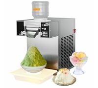 Commercial Ice Shaver Machine for Shaved Ice, Fast Cooling Snow Cone Maker, Ideal for Snack Bars and Ice Cream Shops