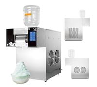 Commercial Ice Shaver Machine, High-Capacity 120kg/24H, Electric Snow Ice Maker with Smart Control for Bars and Ice Cream Shops