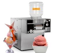 Commercial Ice Shaver Machine - Stainless Steel Electric Snow Cone Maker with Speed Adjustment for Desserts and Ice Cream - 120kg Capacity