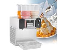 Commercial Ice Shaving Machine, Smoothie Thickness Adjustable Ice Maker, Beverage Machine for Shops, Bars, Restaurants, 1200W Power
