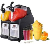 Commercial Ice Slush Machine, Tank Professional Frozen Slushie Maker,Frozen Beverage Margarita Making Machine, Efficient Cooling, for Home, Hotel, Cafes, Restaurants,N