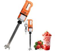Commercial Immersion Blender 500W Heavy Duty Electric Hand Mixer with Variable Speed, Stainless Steel Stick Blender for Soup, Sauce, Puree, Smoothie