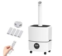 Commercial Industrial Humidifier, 4000ml/h Cool Mist Humidifier, 25L/6.6Gals Large Humidifiers for Bedroom with 3 Mist Mode, 360° Nozzles, Automatic Water Filling, for Plant Greenhouse Office