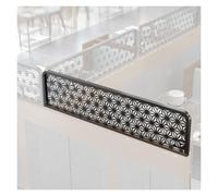 Commercial Iron Countertop Divider Fence - 1pc, 40x50cm | Reurant Aisle Partit for Dining Areas & Hotels | Non-Deforming Black Divider for Enhanced Space ment