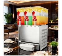 Commercial Juice Dispenser, Stainless Steel Food Grade Drink Dispenser, 1 Tank 2.64 Gallon to 4 Tanks 10.57 Gallon, Cold Only/Hot & Cold