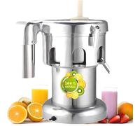 Commercial Juice E-xtractor, Heavy Duty Juicer, Aluminum Casting and Stainless Steel Constructed Centrifugal Juice E-xtractor Juicing Both Fruit and Vegetable,A3000