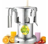 Commercial Juice E-xtractor, Heavy Duty Juicer, Aluminum Casting and Stainless Steel Constructed Centrifugal Juice E-xtractor Juicing Both Fruit and Vegetable