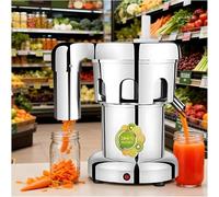 Commercial Juice Extractor, Electric Stainless Steel Juicer for Heavy Duty Fruit and Vegetable, Centrifugal Juicer Machine with Juice Residue Separation
