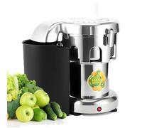 Commercial Juice Extractor, Heavy Duty Centrifugal Juicer Machine Electric Stainless Steel Whole Vegetable & Fruit Juice Maker Squeezer