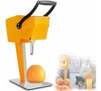 Commercial Juicer, Electric Orange Juicer Machine w/Corer&Double Blades,No Peeling Required,10S Efficient Juicing-