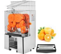 Commercial Juicer Machine - Electric Juice Extractor with Easy-Clean Filter and Dual Buckets for Fresh Orange and Fruit Juices