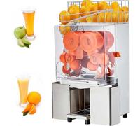 Commercial Juicer Machine, High-Speed Juice Extractor with Pull-Out Filter Box, Stainless Steel Cover, Ideal for Bars, Restaurants, and Cafes