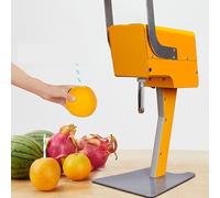 Commercial Juicer with Corer and Double Blades, No Peeling Required, Fast 10-Second Operation for Large Fruits