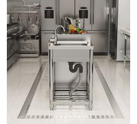 Commercial Kitchen Sink with Bottom Shelf