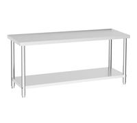 Commercial Kitchen Work Bench Stainless Steel Catering Table, 180x60x80cm