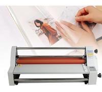 Commercial Laminator 17.7" Hot and Cold Roll Machine for A2/A3/A4 Paper Lamination - Ideal for Single/Dual Sided Use