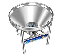 Commercial Large Boiler Gas Stove, Stainless Steel Liquefied Gas Gas Stove Fierce Stove Easy To Clean, Liquefied Gas Stove