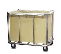 Commercial Laundry Trolley with Wheels Heavy Duty Cart Rolling Sorter for Bathroom Hotel Home