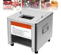 Commercial Machine,Commercial Meat Cutter Machine Electric Meat Cutting Machine 850W Meat Slicer Blade Restaurant Food Slicer Stainless Steel for Kitchen Restaurant Supermarket,15m