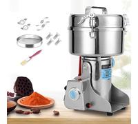 Commercial Machine,Electric Grain Dry Grinder Commercial Swing Type Dry Mill Machine, Stainless Steel High Speed Pulverizer for Coffee Spice Grind,2000g