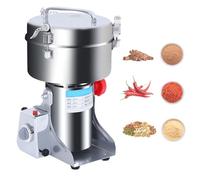Commercial Machine,Electric Grain Grinder 2500g, High Speed Spice Herb Grinder Mill Pulverizer with 6 Blades, Stainless Steel Powder Machine for Dry Spices Herbs Grains Coffee Seed