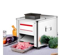 Commercial Machine,Electric Meat Cutter, Multifunctional Meat Slicer, Stainless Steel Chicken Fish Beef Chicken Meat Vegetable Slicer, Meat Slicers for Home Commercial Use,10mm