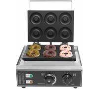 Commercial Machine For Donuts And Waffles Of 110 V, Electric Machine To Make 6 Holes Donuts, Non -Ancient For Domestic And Commercial Use.