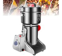 Commercial Machine,Grain Mill Grinder High Speed Electric Stainless Steel Grinder Cereals Corn Flour Pulverizer Powder Machine for Dry Spice Herbs Grains Coffee Rice Pepper,2000g