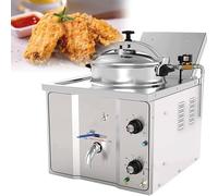 Commercial Machine,High Pressure Fried Chicken Stove 3000W Stainless Steel 16L, Commercial Electric Pressure Deep Fryer, Kitchen Frying Machine, for Snack Bar Restaurant