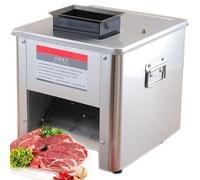 Commercial Machine,Meat Cutting Machine Electric Meat Cutter Commercial Meat Slicer with Stainless Steel Blade Meat Slicing Machine Meat Shredding Cutter 850W Food Slicer for Meat