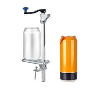 Commercial Manual Can Opener Stainless Steel, Heavy Duty Bench Top Opener for Tall Cans, Durable & Adjustable for Restaurants & Hotels Silver 48cm/18.5in