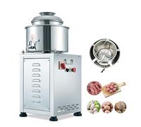 Commercial Meat Beater Machine, 1500W Electric Meat Puree Processor with Three-Dimensional Four-Leaf Knife, 220V Food Grinder for Making Meatballs