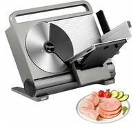 Commercial Meat Cutting Machine, Foldable Electric Meat Slicer Shredder Cutting Machine with 420 Stainless Steel Blade 1-15mm for Kitchen Supermarket Lamb Beef Chicken