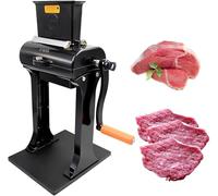 Commercial Meat Tenderizer, Manual Meat Tenderizer,with Hand Crank Handle & Sturdy Support Frame, Meat Tender Evenly, for Tender, Succulent Meat, Suitable for Beef, Chicken, Turkey, Pork