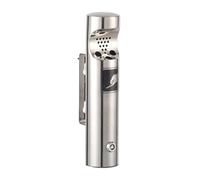 Commercial Metal Outdoor Ashtray Wall Mounted Fires Safe Cigarettes Receptacle High Capacity Design For Ashes Zone Outdoor Commercial Ashtray