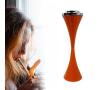 Commercial Metal Smokers Cigar Ash Tray Container With Lid, 60CM Standing Ashtray Outdoor For Patio, Large & Tall Outside Ashtrays For Cigarette Butt Receptacle Disposal(Orange)